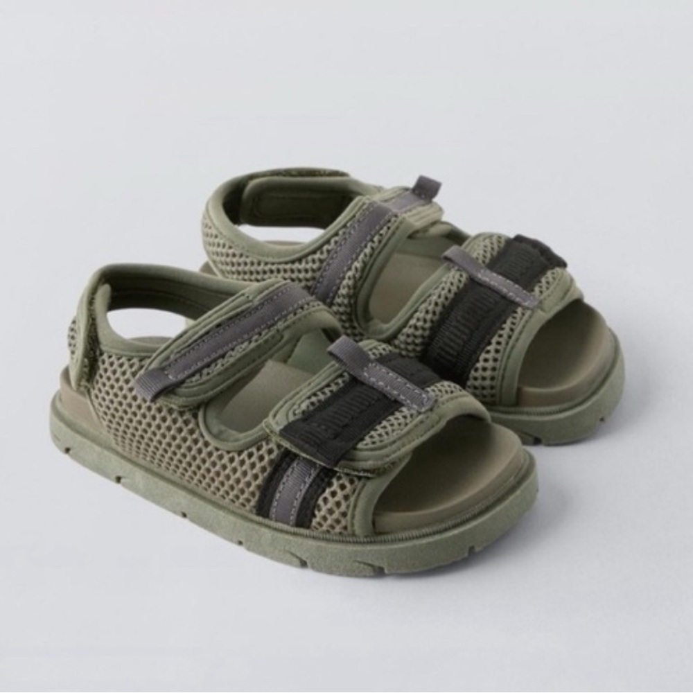 Zara Kids Technical Mesh Sandals